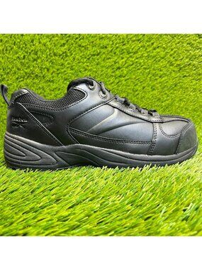 Reebok Jorie Womens Size 9 Black Outdoor Leather Composite Safety Toe Work Shoes
